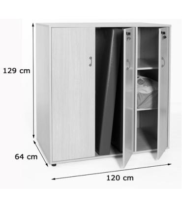 MUEBLE PARA GUARDAR COLCHONETAS Y COMPLEMENTOS HAYA MOBEDUC 600627HPC18