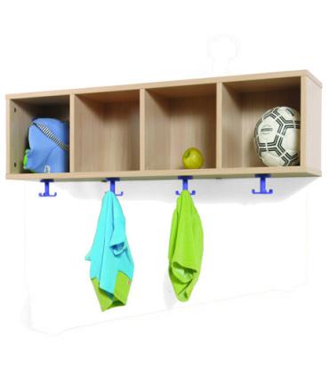 MUEBLE PERCHERO 4 CASILLAS 120-30 HAYA MOBEDUC 600606H18