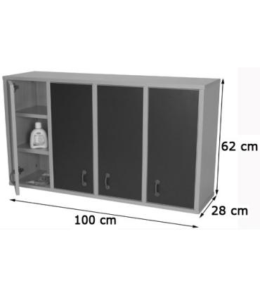 MUEBLE CASILLERO 12 CASILLAS CON PUERTA HAYA MOBEDUC 600713HS18