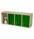 MUEBLE CASILLERO 8 CASILLAS CON PUERTA HAYA MOBEDUC 600711HS18