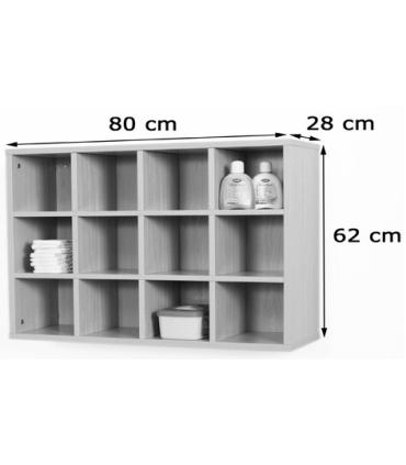 MUEBLE CASILLERO 12 CASILLAS 80-62 HAYA MOBEDUC 600707H18