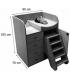 MUEBLE CAMBIADOR CON ESCALERA GIRATORIA Y CAJONES HAYA MOBEDUC 600716HPS18