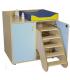 MUEBLE CAMBIADOR CON ESCALERA GIRATORIA (2 PUERTAS) HAYA MOBEDUC 600708HPS18