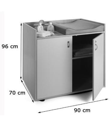 MUEBLE CAMBIADOR ESTÁNDAR SIN COJIN INCLUIDO HAYA MOBEDUC 600701HPS18