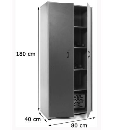MUEBLE ALTO ARMARIO 2 PUERTAS HAYA MOBEDUC 600402HPS18