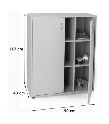 MUEBLE INTERMEDIO ARMARIO 9 CASILLAS HAYA MOBEDUC 600808HPS18