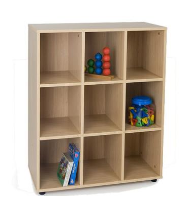 MUEBLE INTERMEDIO 9 CASILLAS HAYA MOBEDUC 600807HP18