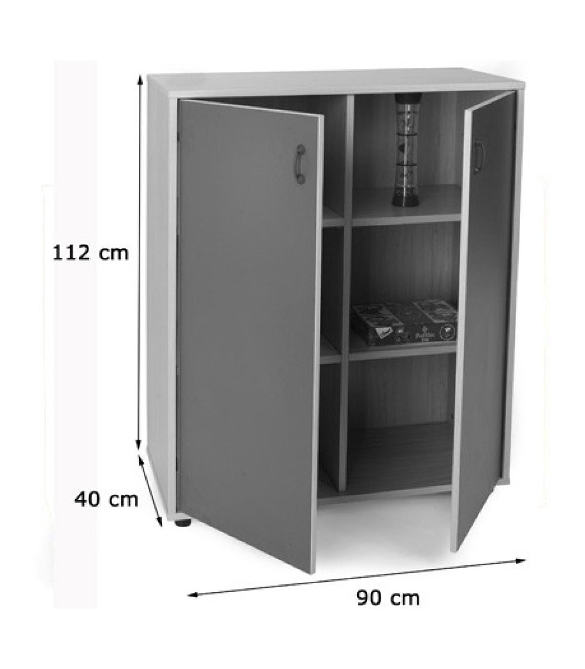MUEBLE INTERMEDIO ARMARIO 6 CASILLAS HAYA MOBEDUC 600806HPS18