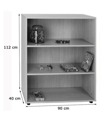 MUEBLE INTERMEDIO ESTANTERÍA HAYA MOBEDUC 600801HP18