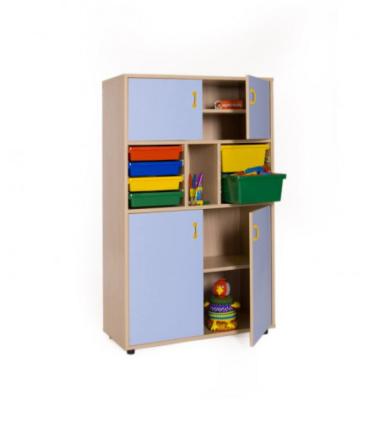 MUEBLE MEDIO ARMARIO 4 PUERTAS CUBETERO HAYA MOBEDUC 600315HPS18