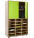 MUEBLE MEDIO CASILLERO Y ARMARIO HAYA MOBEDUC 600311HPS18