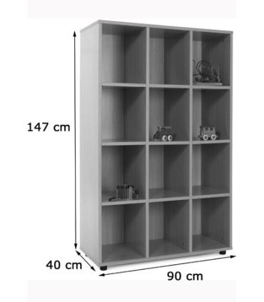 MUEBLE MEDIO 12 CASILLAS HAYA MOBEDUC 600305HP18