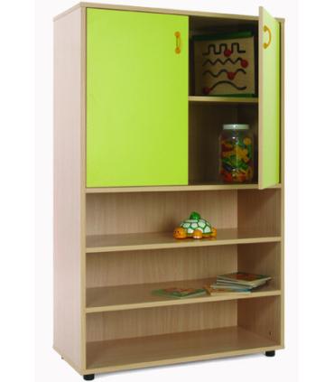 MUEBLE MEDIO ESTANTERÍA Y ARMARIO HAYA MOBEDUC 600304HPS18