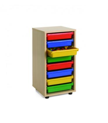 MUEBLE BAJO CUBETERO 1 COLUMNA 360 HAYA MOBEDUC 600209HP18