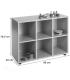 MUEBLE BAJO 6 CASILLAS HAYA MOBEDUC 600206HP18