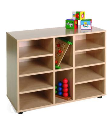 MUEBLE BAJO 10 CASILLAS HAYA MOBEDUC 600205HP18