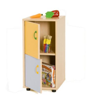 MUEBLE BAJO ARMARIO 2 PUERTAS 360 HAYA MOBEDUC 600217HPS18