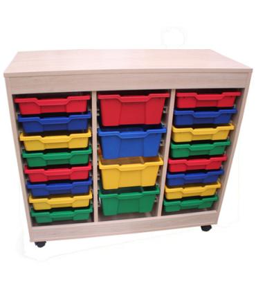 CUBETERO DOBLE ACCESO, 3 COLUMNAS HAYA MOBEDUC 600824HR18