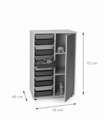 MUEBLE INTERMEDIO CUBETERO ARMARIO 700 HAYA MOBEDUC 600816HPS18
