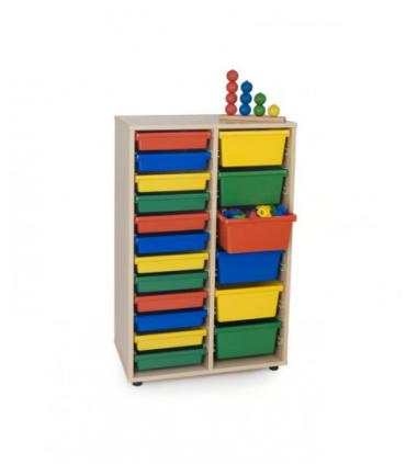 MUEBLE INTERMEDIO CUBETERO 2 COLUMNAS 700 HAYA MOBEDUC 600815HP18