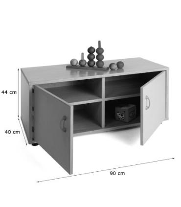 MUEBLE SUPERBAJO ARMARIO 4 CASILLAS HAYA MOBEDUC 600104HPS18