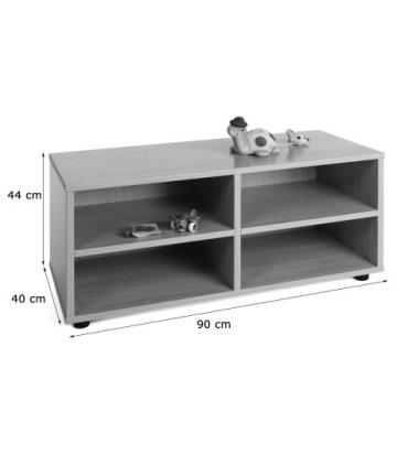 MUEBLE SUPERBAJO 4 CASILLAS HAYA MOBEDUC 600103HP18