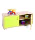 MUEBLE SUPERBAJO ARMARIO 2 ESTANTES HAYA MOBEDUC 600102HPS18