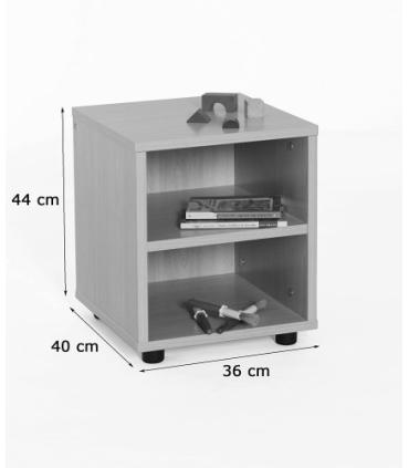 MUEBLE SUPERBAJO ESTANTERÍA 360 HAYA MOBEDUC 600109HP18