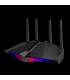 ASUS RT-AX82U router inalámbrico Doble banda (2,4 GHz / 5 GHz) Gigabit Ethernet Negro