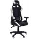 SILLA GAMING PARAISO SIMIL PIEL NEGRO Y BLANCO PIQUERAS Y CRESPO 7216DBSPNE