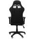 SILLA GAMING PARAISO SIMIL PIEL NEGRO Y BLANCO PIQUERAS Y CRESPO 7216DBSPNE