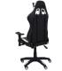 SILLA GAMING PARAISO SIMIL PIEL NEGRO Y BLANCO PIQUERAS Y CRESPO 7216DBSPNE