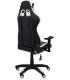 SILLA GAMING PARAISO SIMIL PIEL NEGRO Y BLANCO PIQUERAS Y CRESPO 7216DBSPNE