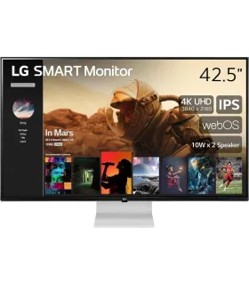 LG Smart Monitor 42.5" LED IPS UHD 4K HDR 10 - WebOS, HDMI, USB-C - Altavoces - VESA 100x100