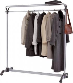 PERCHERO ALBA DE GRAN CAPACIDAD CON RUEDAS 540X1530X1715 MM GRIS ARCHIVO 2000 ALPMGROUP3 GS