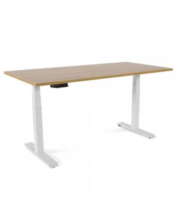 MESA 160CM REGULABLE EN ALTURA ELECTRICAMENTE. TABLERO COLORS ROBLE ROCADA 2002XCR08