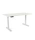 MESA 160CM REGULABLE EN ALTURA ELECTRICAMENTE. TABLERO COLOR BLANCO ROCADA 2002XCR04