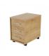 CAJONERA BUCK MOVIL 3 CAJONES. COLOR: ESTRUCTURA ROBLE / FRONTAL ROBLE ROCADA 4003AR08V24