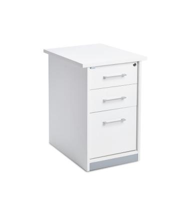 CAJONERA BUCK 2 CAJONES + CARPETERO. LATERALES BLANCO / TECHO + FRENTE BLANCO ROCADA 4006AW04V24