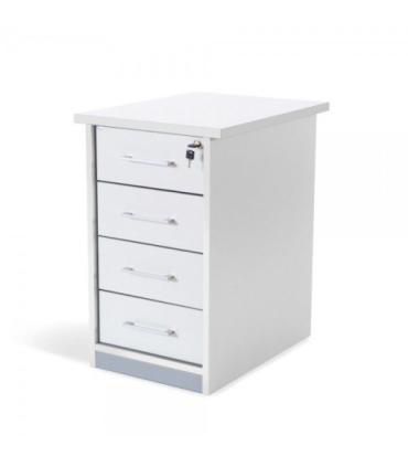 CAJONERA BUCK 4 CAJONES. LATERALES BLANCO / TECHO + FRENTE BLANCO ROCADA 4005AW04V24