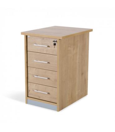 CAJONERA BUCK 4 CAJONES. LATERALES ROBLE / TECHO + FRENTE ROBLE ROCADA 4005AR08V24