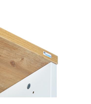 ARMARIO ESTANTERIA BAJO SIN PUERTAS 78X90X45 ESTRUCTURA HAYA/TAPA HAYA ROCADA 1004AA01V24