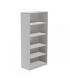 ARMARIO ESTANTERIA ALTO SIN PUERTAS 195X90X45 ESTRUCTURA ALUMINIO/TAPA GRIS ROCADA 1101AN02V24