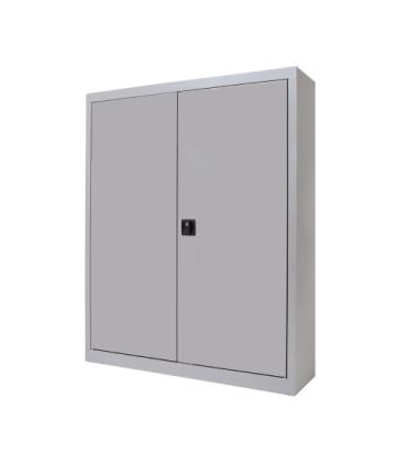 ARMARIO METÁLICO PUERTAS BATIENTES 105X102X45 INCLUYE 2 BALDAS. COLOR GRIS. MEDIDA 102X105X45CM (LAXALXPR) ROCADA 1601AC00