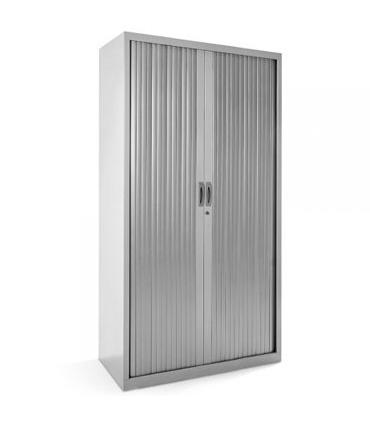 ARMARIO METÁLICO PERSIANA 198X102X45 GRIS INCLUYE 4 BALDAS ROCADA 1507AC00