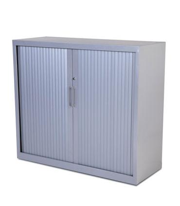 ARMARIO METÁLICO PERSIANA 105X120X45 INCLUYE 2 BALDAS. COLOR GRIS. MEDIDA 120X105X45CM (LAXALXPR) ROCADA 1501AC00