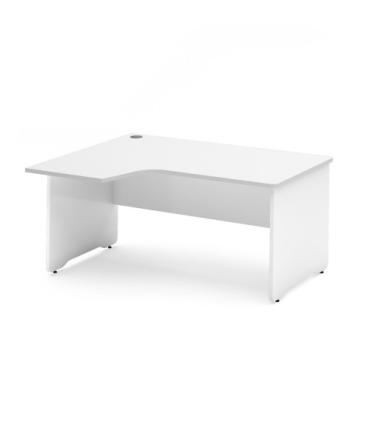 MESA DE OFICINA SERIE WORK CON FORMA DE L IZQUIERDA 160X120 BLANCO/BLANCO ROCADA 2053AW04V24