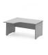 MESA DE OFICINA SERIE WORK CON FORMA DE L IZQUIERDA 160X120 GRIS / GRIS ROCADA 2053AN02V24