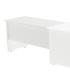 MESA DE OFICINA SERIE WORK CON FORMA DE L DERECHA 160X120 BLANCO/BLANCO ROCADA 2051AW04V24