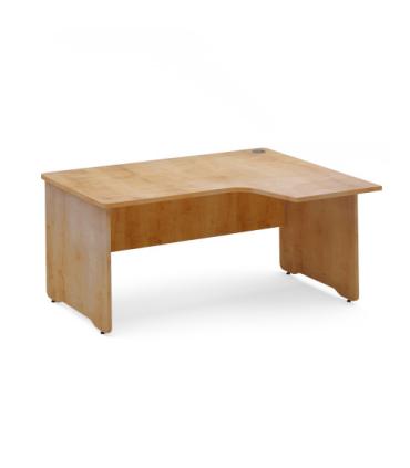 MESA DE OFICINA SERIE WORK CON FORMA DE L DERECHA 160X120 ROBLE / ROBLE ROCADA 2051AR08V24